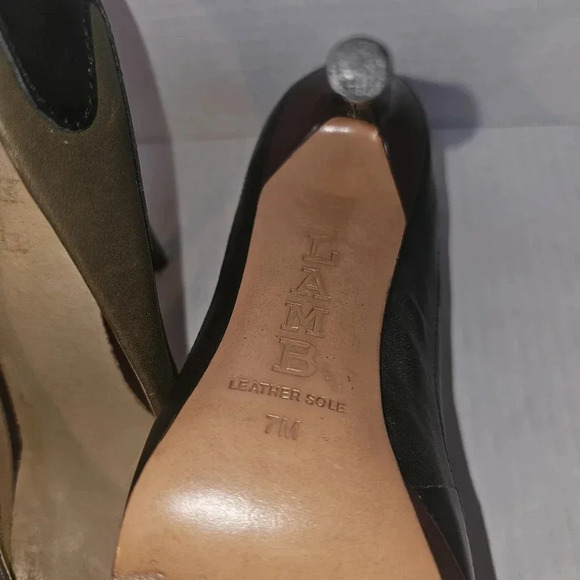 L.A.M.B By Gwen Stefani Multicolored Platform Heels Sz 7 - Picture 10 of 11